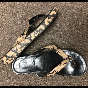 Size 13 animal print sandals